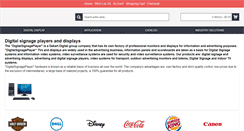 Desktop Screenshot of digitalsignageplayer.com