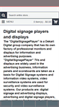 Mobile Screenshot of digitalsignageplayer.com